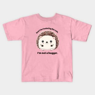 Not a Hugger - Introvert Kids T-Shirt